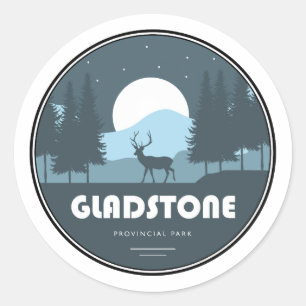 Sticker Rond Parc provincial de Gladstone Deer