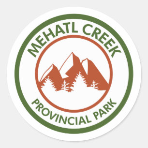 Sticker Rond Parc provincial de Mehatl Creek