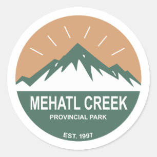 Sticker Rond Parc provincial de Mehatl Creek