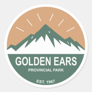 Sticker Rond Parc provincial Golden Ears Colombie-Britannique