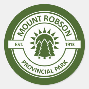 Sticker Rond Parc provincial Mount Robson