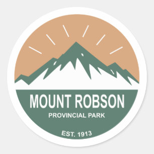 Sticker Rond Parc provincial Mount Robson
