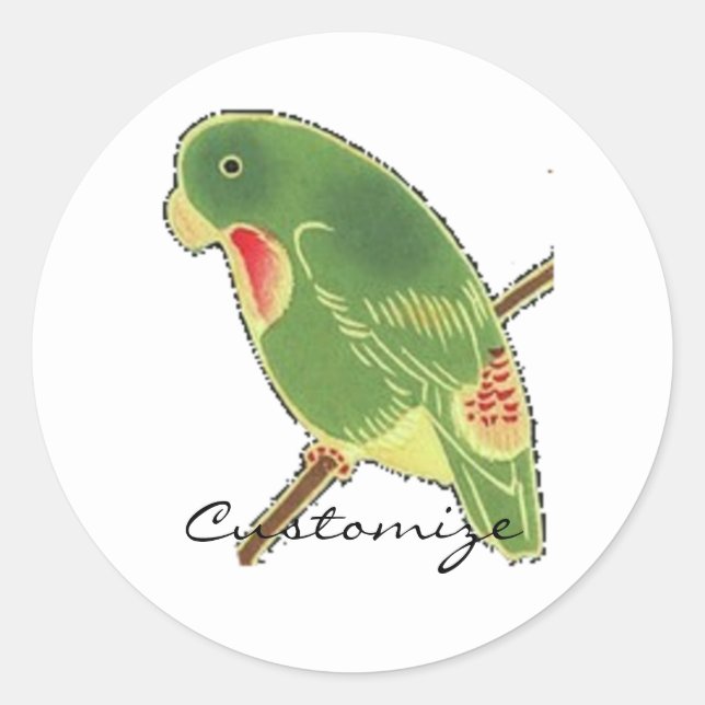 Sticker Rond Parc vert tropical Thunder_Cove (Devant)