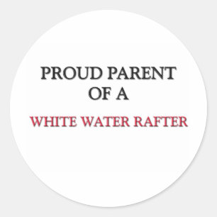 Sticker Rond Parent fier d'un COMBLE de l'EAU BLANCHE