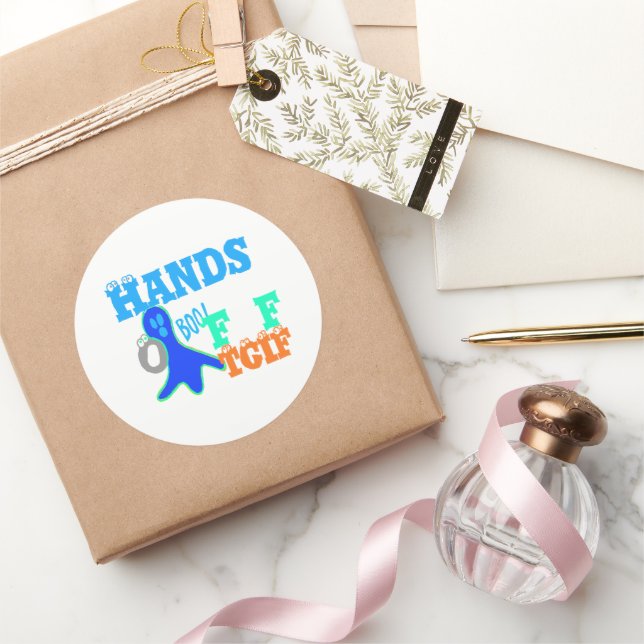 Sticker Rond Parfait Boo ! TGIF Merci Dieu Son Vendredi Hakuna  (Cadeaux)