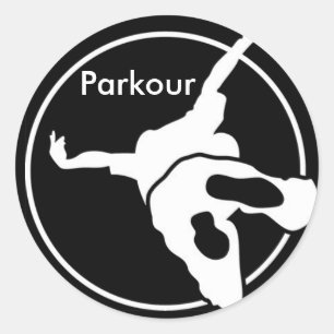 Sticker Rond Parkour.