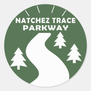 Sticker Rond Parkway de Natchez Trace