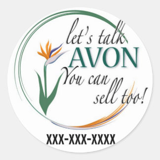 Sticker Rond Parlons Avon