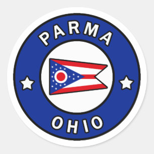 Sticker Rond Parma Ohio