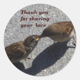 Sticker Rond Partager love_Sticker_by Elenne