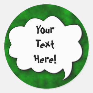 Sticker Rond Partagez vos pensées