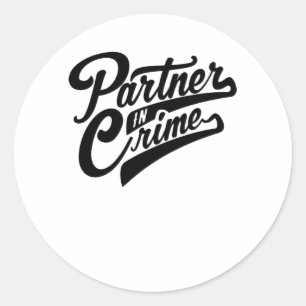 Sticker Rond Partenaire En Criminalité