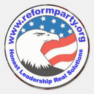 Sticker Rond Parti réformiste Aigle 3