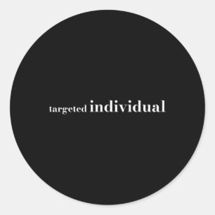 Sticker Rond Particulier ciblé