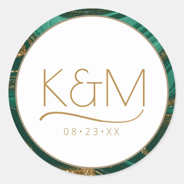 Sticker Rond Parties scintillant Abstraite Strata Bordure Maria (Devant)