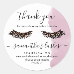 Sticker Rond Parties scintillant Touche maquillage Artiste Merc