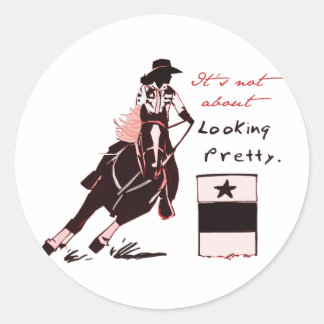 Sticker Rond Pas À Propos D'Avoir L'Air Plutôt