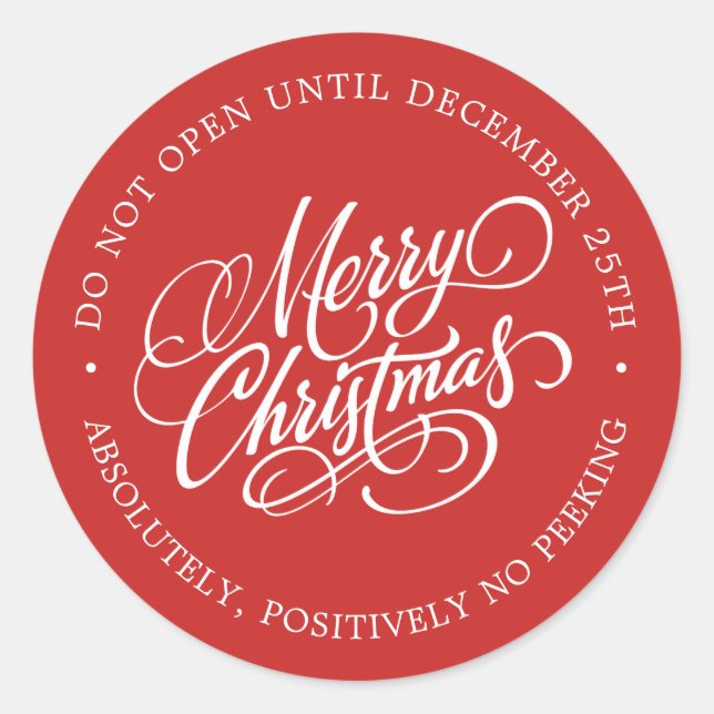 Sticker Rond Pas d'autocollant cadeau de vacances de Pékin (Devant)