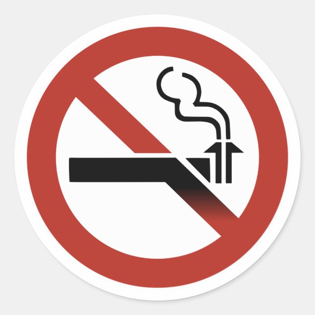 Sticker Rond Pas d'autocollants de logo (Devant)