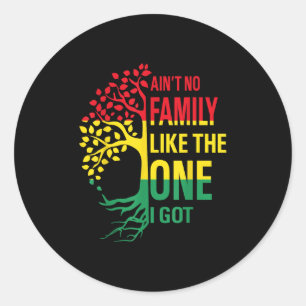 Sticker Rond Pas De Famille Comme Celle Que J'Ai Obtenu Drôle F