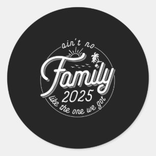 Sticker Rond Pas De Famille Comme Celle Que Nous Avons Retrouva