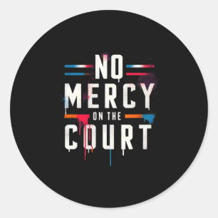 Sticker Rond Pas De Miséricorde Sur Le Court Picklell Tennis Dm