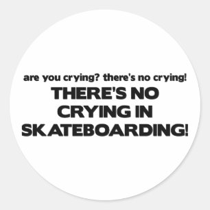 Sticker Rond Pas de plis - Ski