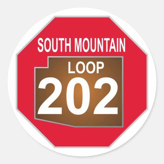 Sticker Rond Pas de South Mountain 202 V1 (Devant)