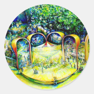 Sticker Rond Pas le premier du Dernier temps