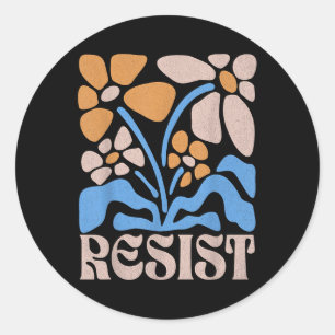 Sticker Rond Pas mon Président contre Trump