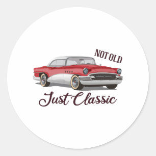 Sticker Rond Pas Vieux Classique