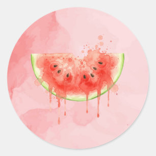 Sticker Rond Pastèque