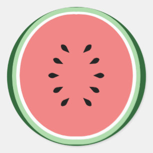 Sticker Rond Pastèque