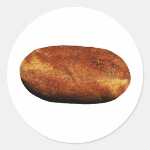 Sticker Rond Patate chaude