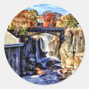 Sticker Rond Paterson NJ - Paterson Great Falls
