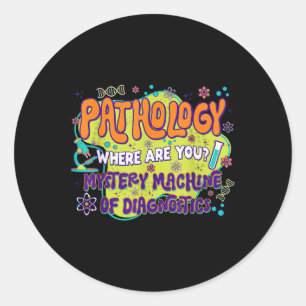 Sticker Rond Pathologie Lab Week 2025 Machine Mystère De Diagno