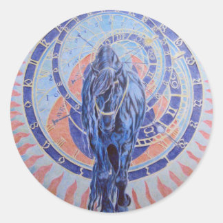Sticker Rond Patience du temps