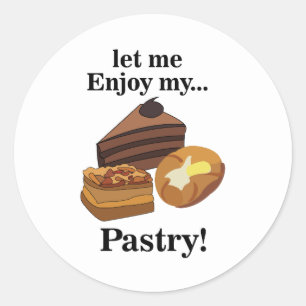 Sticker Rond Pâtisserie Desserts Pâtisseries Boulanger