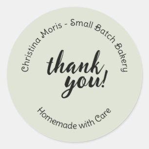 Sticker Rond Pâtisserie personnalisée en petite quantité Autoco