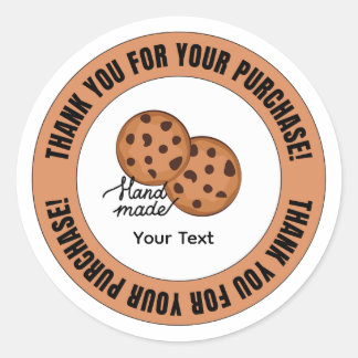 Sticker Rond Pâtisserie & petite entreprise