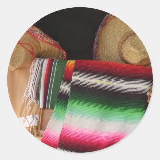 Sticker Rond Patrimoine mexicain