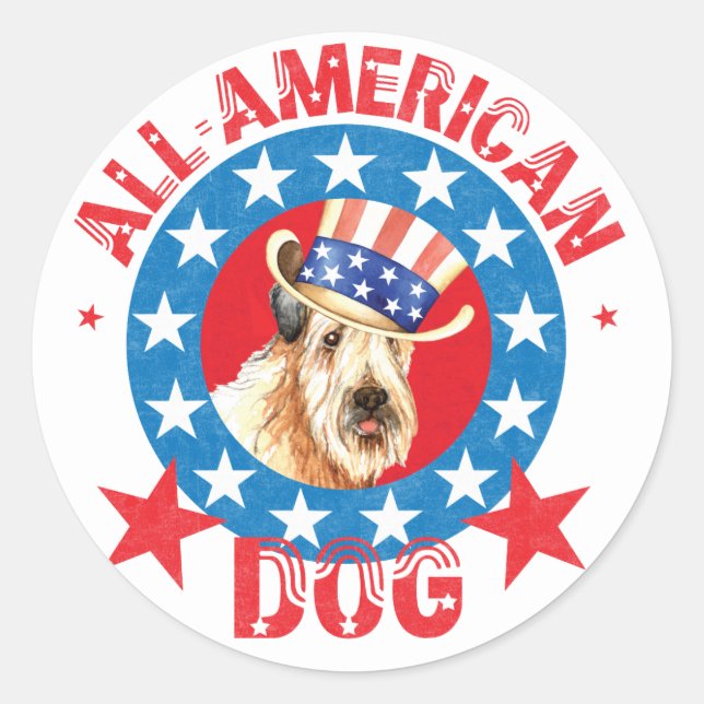 Sticker Rond Patriotique (Devant)