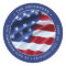 Patriotique USA American Flag Blue Adresse de reto