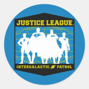 Sticker Rond Patrouille intergalactique de la Ligue de Justice