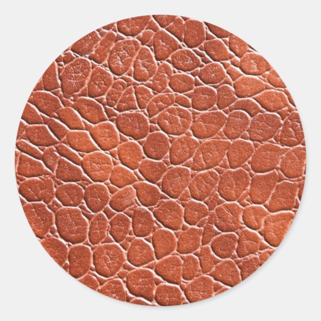 Sticker Rond Patterns de Leather (Devant)