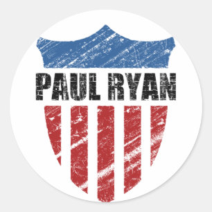 Sticker Rond Paul Ryan