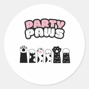 STICKER ROND PAVAGES DE PARTI