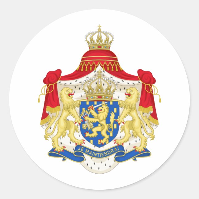 Sticker Rond Pays-Bas NL (Devant)