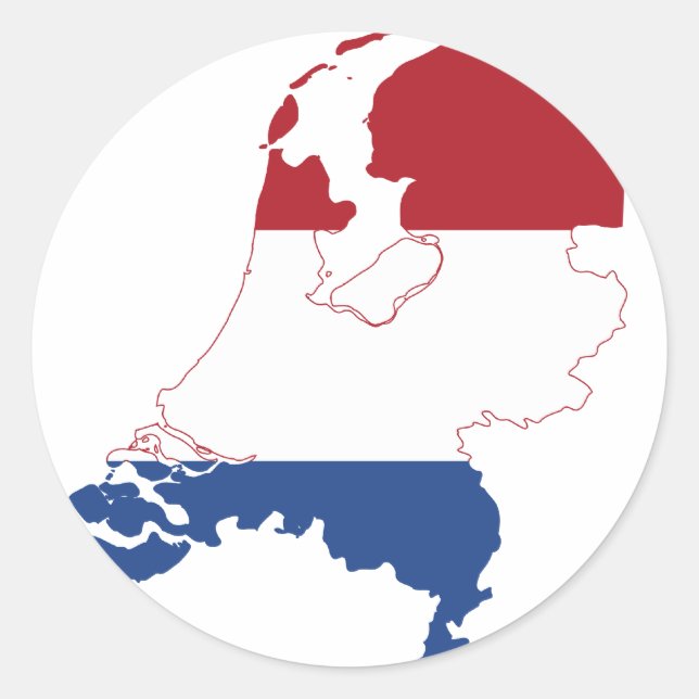 STICKER ROND PAYS-BAS NL (Devant)