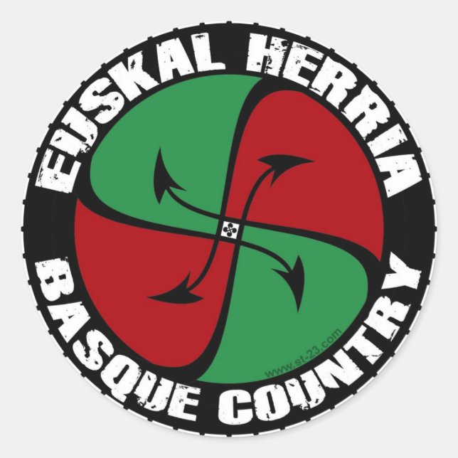 Sticker Rond pays basque (Devant)